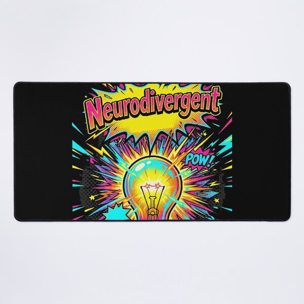 Item preview, Neurodivergent Vibrant Pop Art Lightbulb designed and sold by Dressed For  Duty.
