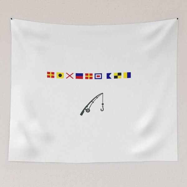 Item preview, Riverwalk - Nautical Signal Flags designed and sold by AnchorsAwayCo.