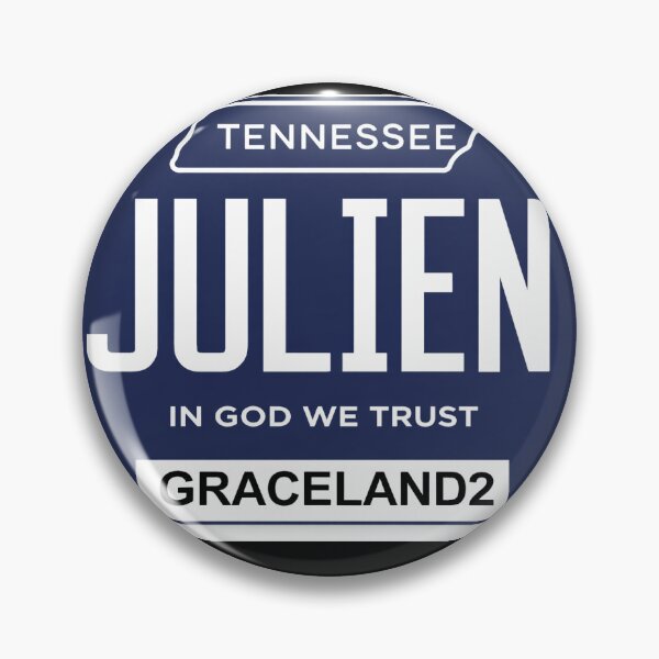 Item preview, Julien License Plate, Graceland 2 designed and sold by Write Brite.