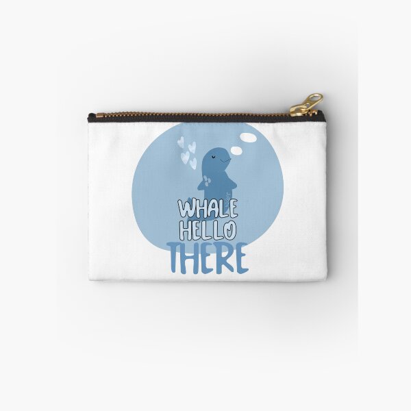 Item preview, Whale Hello There Cute Whale Pun Sticker Funny Ocean Animal Design designed and sold by NANursing.