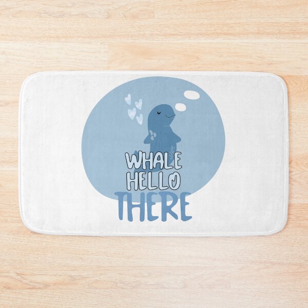 Item preview, Whale Hello There Cute Whale Pun Sticker Funny Ocean Animal Design designed and sold by NANursing.