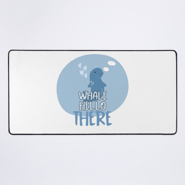 Item preview, Whale Hello There Cute Whale Pun Sticker Funny Ocean Animal Design designed and sold by NANursing.
