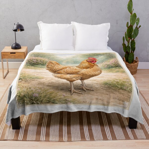 Item preview, Vintage Chicken  designed and sold by Blackberry Hill Design Co..