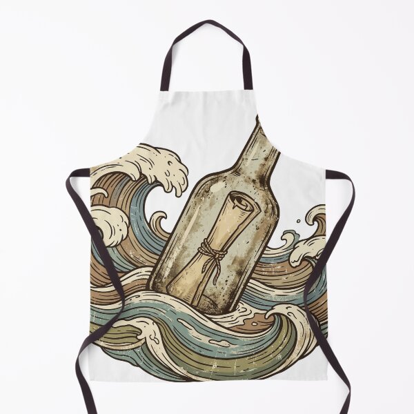 Item preview, Message in a Bottle – Ocean Travel Story Design designed and sold by pictranoosa.