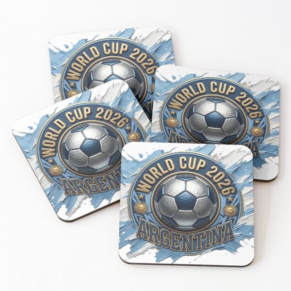 Item preview, World Cup 2026 Argentina Soccer Ball Paint Splash designed and sold by DigitalArtGhost.