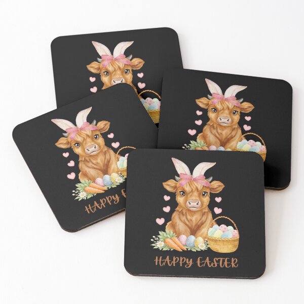 Item preview, Highland Cow Easter Bunny designed and sold by JRice66.