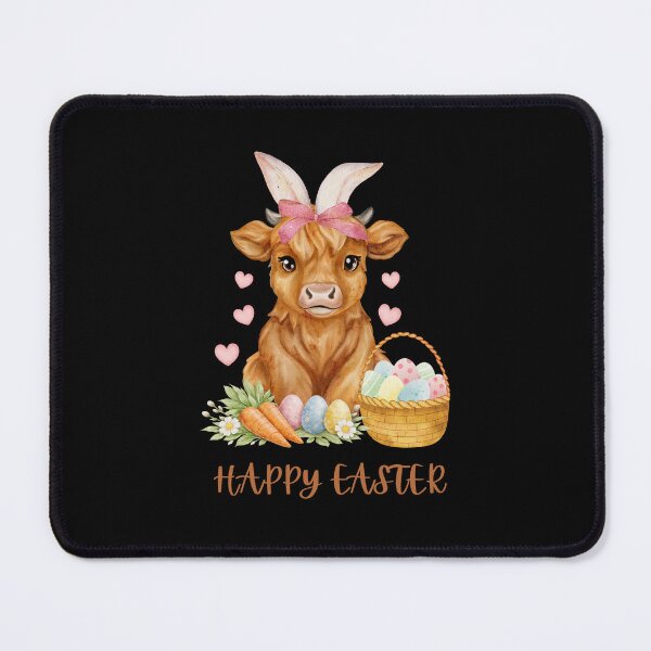 Item preview, Highland Cow Easter Bunny designed and sold by JRice66.