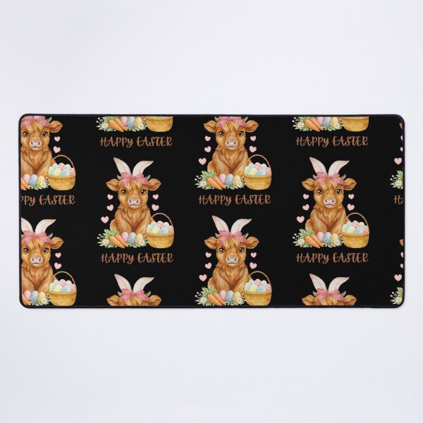 Item preview, Highland Cow Easter Bunny designed and sold by JRice66.