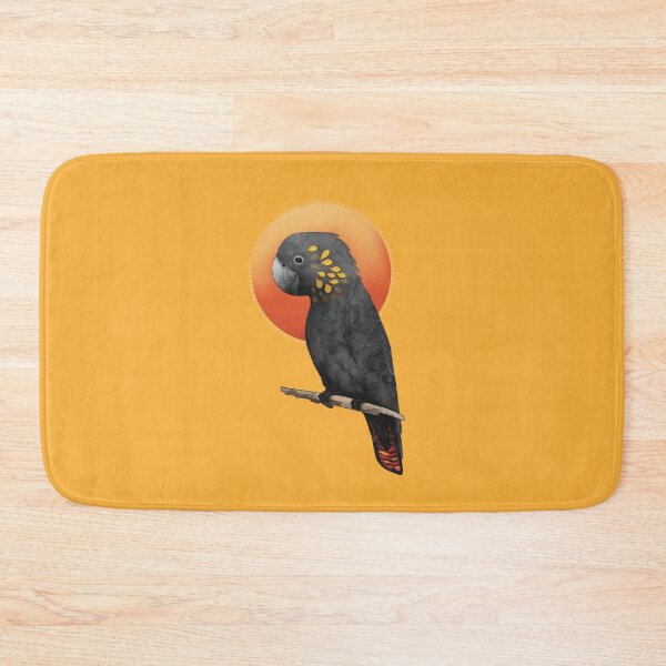 Item preview, Glossy Black Cockatoo Australian Parrot designed and sold by Karin Taylor.