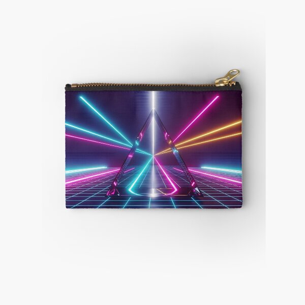 Item preview, Neon Laser Beam Pyramid - Abstract Darkwave Reflection designed and sold by powersunlight.