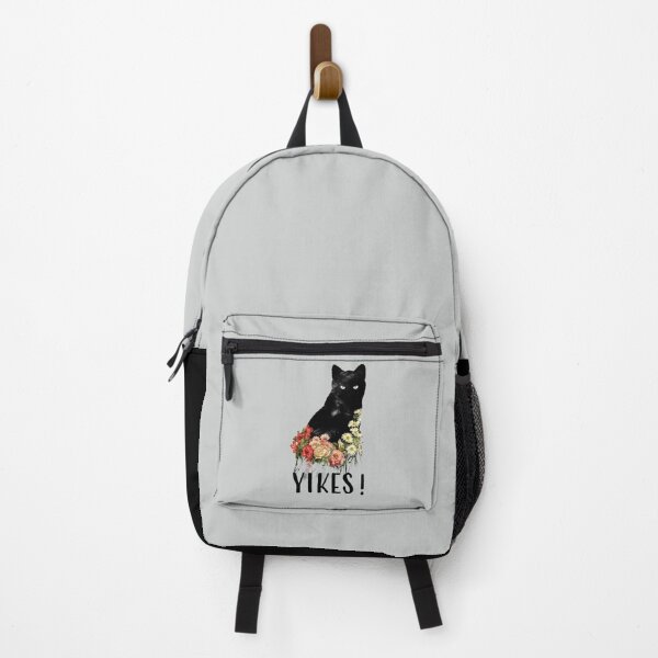 Item preview, YIKES! Black Cat Vintage Flower by Tobe Fonseca designed and sold by Tobe Fonseca®.