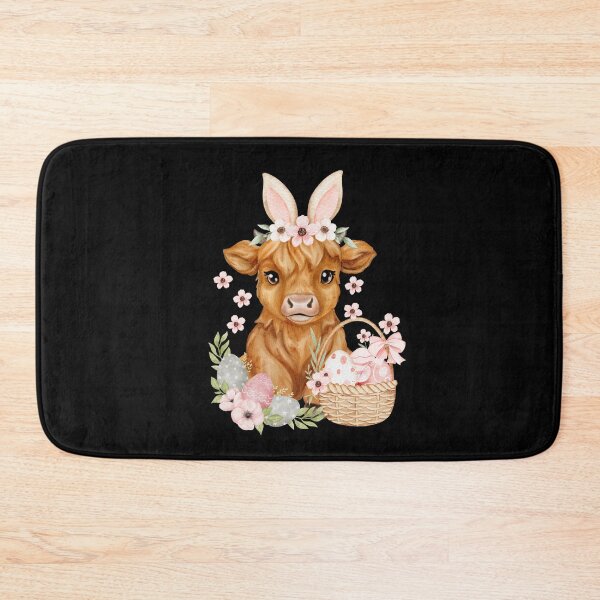 Item preview, Highland Cow Easter Bunny designed and sold by JRice66.