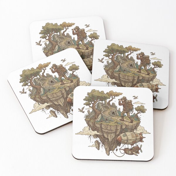 Item preview, Floating Island Travel – Fantasy Exploration Design designed and sold by pictranoosa.