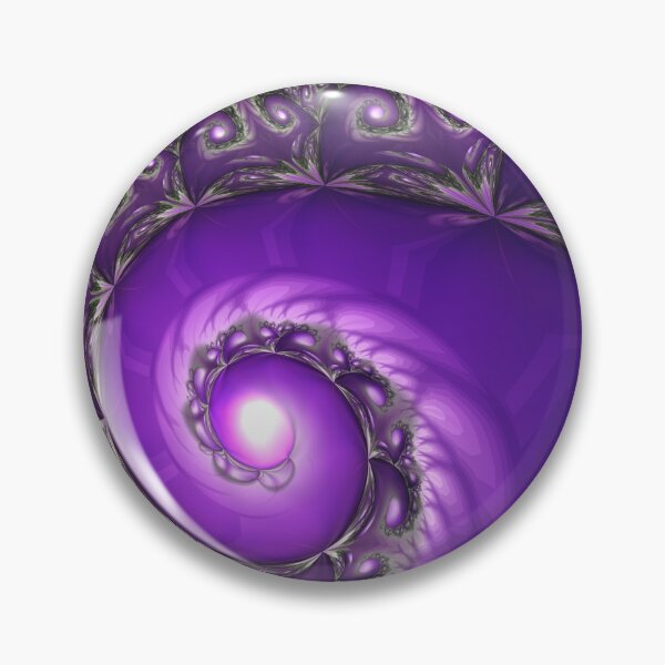 Item preview, “Simone” - Purple Fractal Spiral | Hypnotic Mandelbrot Pattern designed and sold by Lainey1978.