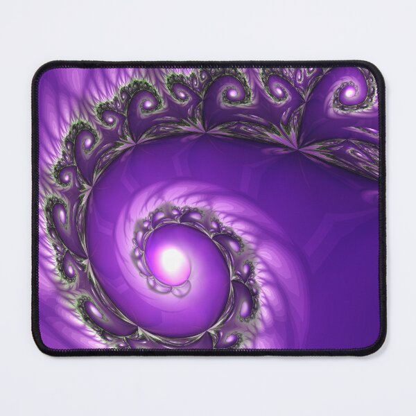 Item preview, “Simone” - Purple Fractal Spiral | Hypnotic Mandelbrot Pattern designed and sold by Lainey1978.