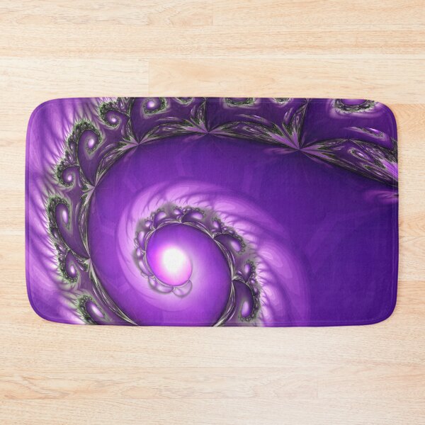 Item preview, “Simone” - Purple Fractal Spiral | Hypnotic Mandelbrot Pattern designed and sold by Lainey1978.