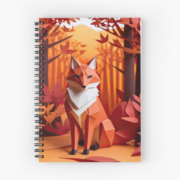Item preview, Stacked Papercraft Autumn Fox Art designed and sold by ChickpeaStudios.