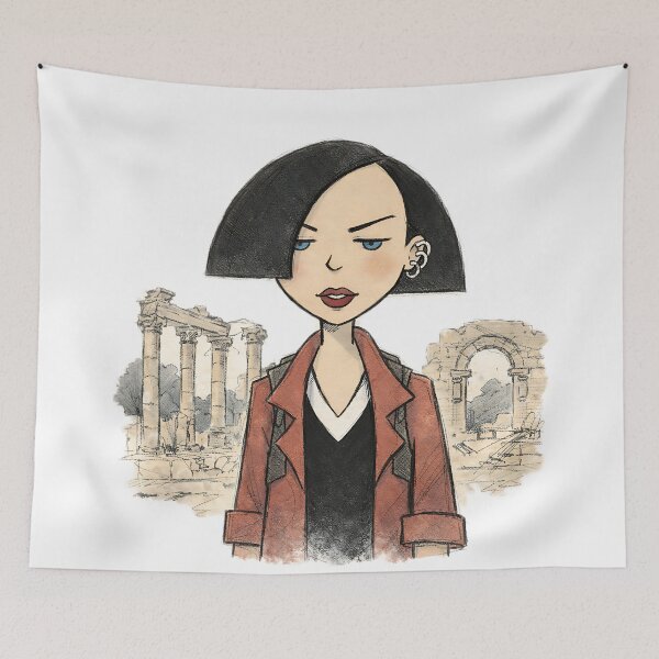 Item preview, JANE LANE IN ANCIENT RUINS designed and sold by LIS AND MELIVERSO.