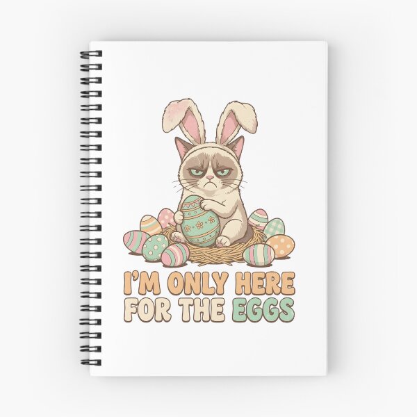 Item preview, Funny Easter Cat Bunny Shirt – Cute Grumpy Cat Easter Egg Hunter designed and sold by ArtPetrenko90.