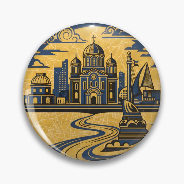 Item preview, Mykolaiv Ukraine Retro Vintage Travel Souvenir designed and sold by TravelersGems.