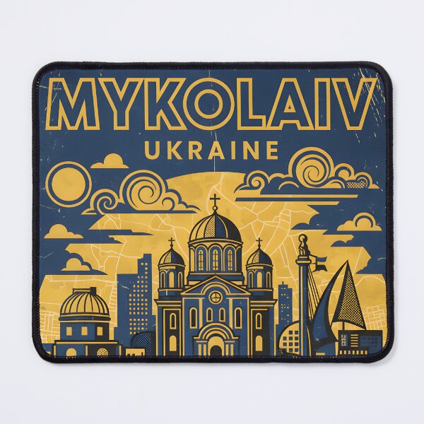 Item preview, Mykolaiv Ukraine Retro Vintage Travel Souvenir designed and sold by TravelersGems.