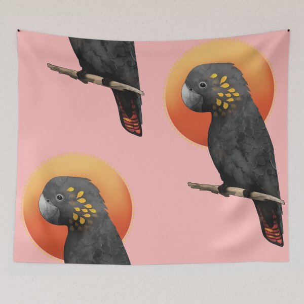 Item preview, Glossy Black Cockatoo Australian Animal designed and sold by Karin Taylor.