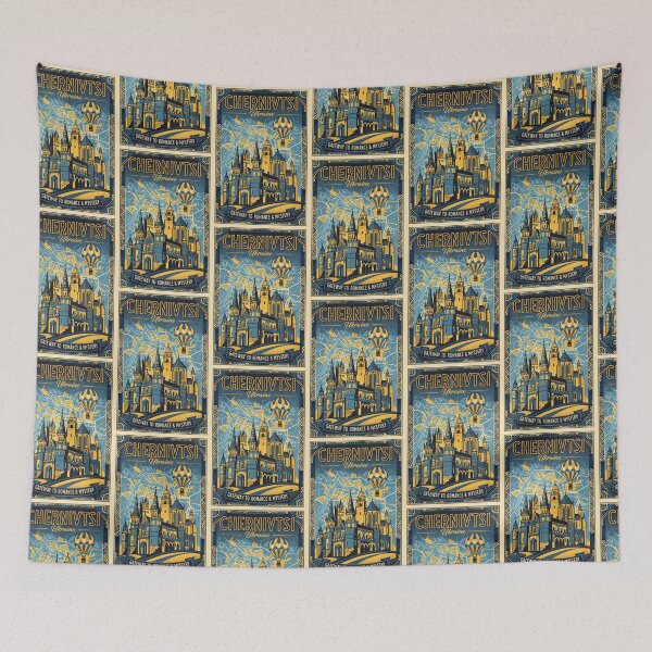 Item preview, Chernivtsi Ukraine Retro Vintage Travel Souvenir designed and sold by TravelersGems.