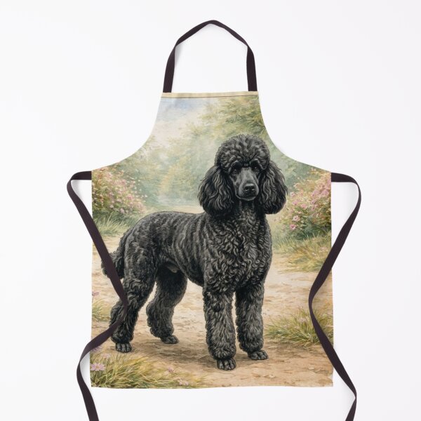 Item preview, Vintage Standard Poodle designed and sold by Blackberry Hill Design Co..