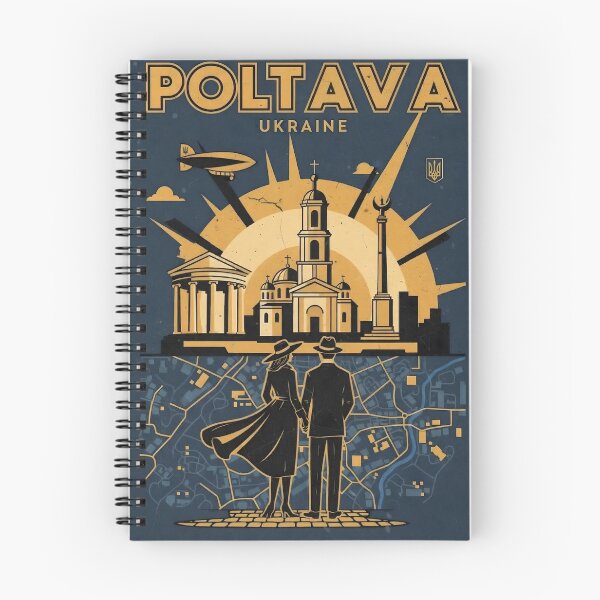 Item preview, Poltava Ukraine Retro Vintage Travel Souvenir designed and sold by TravelersGems.