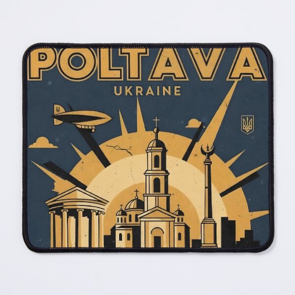 Item preview, Poltava Ukraine Retro Vintage Travel Souvenir designed and sold by TravelersGems.