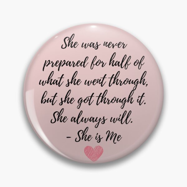 Item preview, She was never prepared for half of what she went through designed and sold by Inspired2Live.
