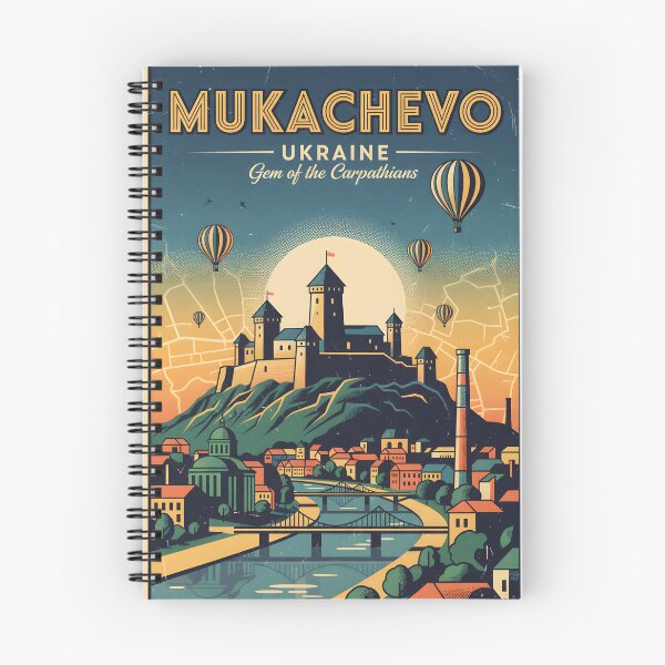 Item preview, Mukachevo Ukraine Retro Vintage Travel Souvenir designed and sold by TravelersGems.