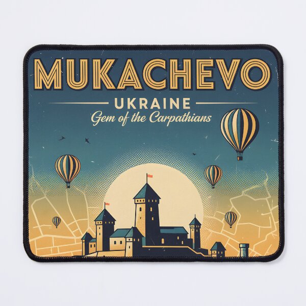 Item preview, Mukachevo Ukraine Retro Vintage Travel Souvenir designed and sold by TravelersGems.
