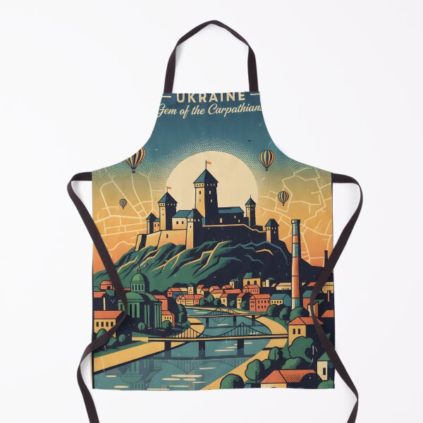 Item preview, Mukachevo Ukraine Retro Vintage Travel Souvenir designed and sold by TravelersGems.