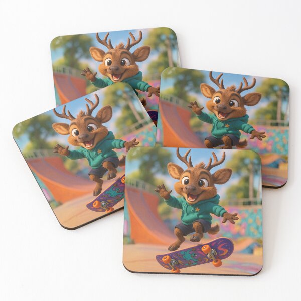 Item preview, Skater Sambar Deer designed and sold by Sillytoe.