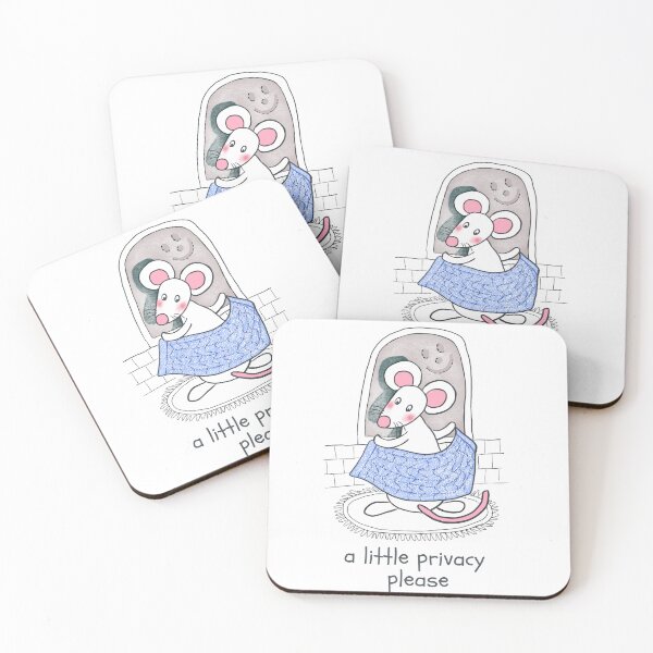 Item preview, Funny Mouse Bathroom Scene designed and sold by MondayMouse.
