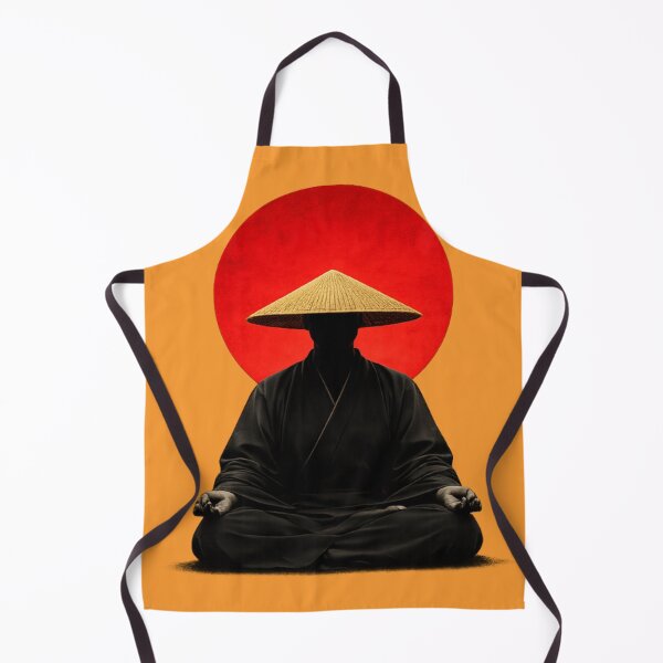 Item preview, Silent Monk Beneath the Crimson Sun of Stillness designed and sold by walex-jed.
