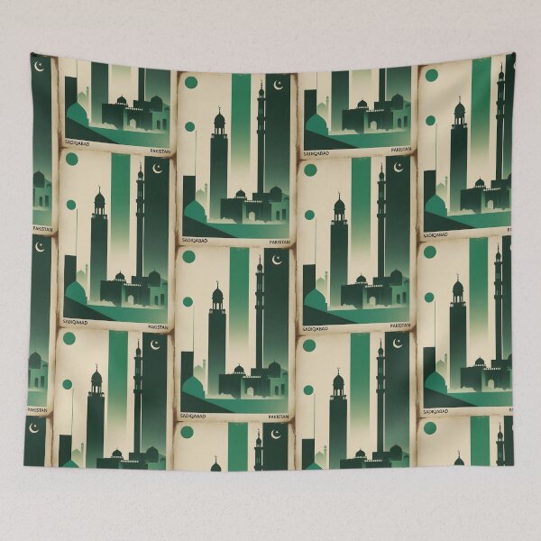 Item preview, Sadiqabad Pakistan Retro Vintage Travel Souvenir designed and sold by TravelersGems.