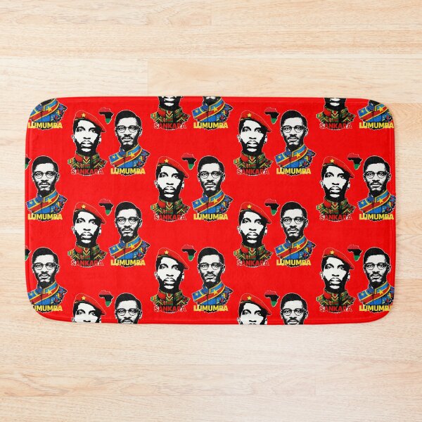 Item preview, Thomas Sankara & Patrice Lumumba Pan-African Revolutionary Leaders – African Liberation Icons Vintage Art designed and sold by Youngkev-arts.