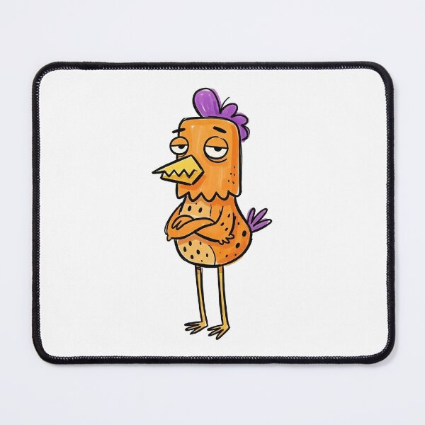 Item preview, Grumpy Orange Chicken - Funny Cartoon Character designed and sold by VisualNarrative.