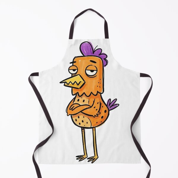 Item preview, Grumpy Orange Chicken - Funny Cartoon Character designed and sold by VisualNarrative.