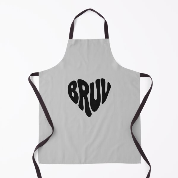 Item preview, Bruv Black Heart Wavy Typography designed and sold by WAMTEES.