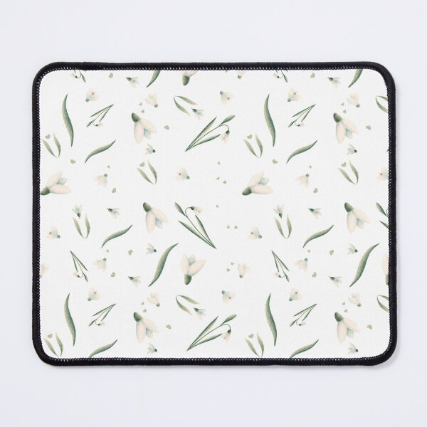 Item preview, A pattern of snowdrops designed and sold by Leila Nabih Designs.