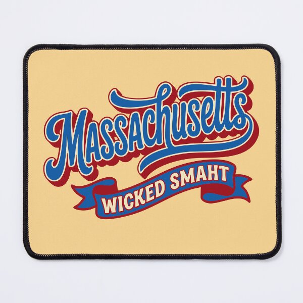 Item preview, Massachusetts Wicked Smaht - Retro State Pride designed and sold by Cozy-Old-Pub.