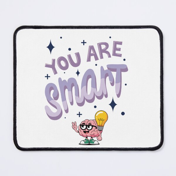 Item preview, You Are Smart Cute Brain Illustration designed and sold by FunSticky14.