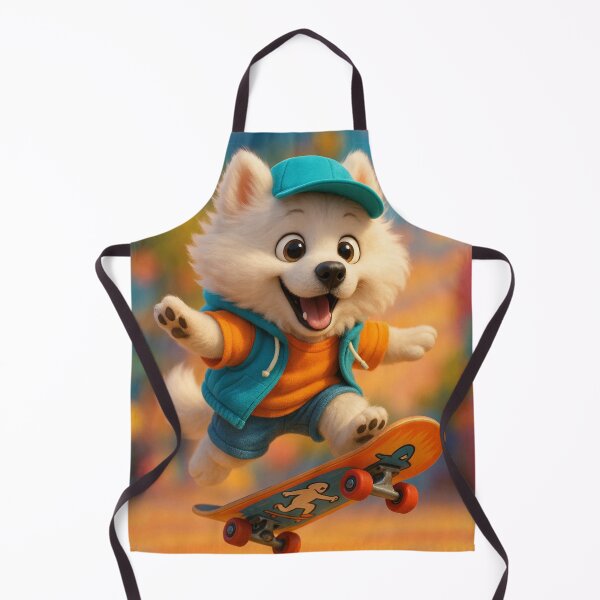 Item preview, Skater Samoyed designed and sold by Sillytoe.