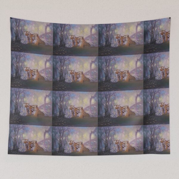 Item preview, Tiger and Cub Wall Art!  designed and sold by JuanRuizArt.