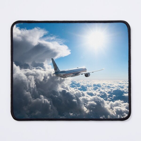 Item preview, Passenger Jet Breaking breaking through clouds designed and sold by EMairplanes.