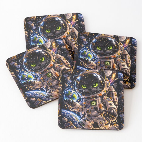 Item preview, Cosmic Cat Explorer designed and sold by FontheadArt.