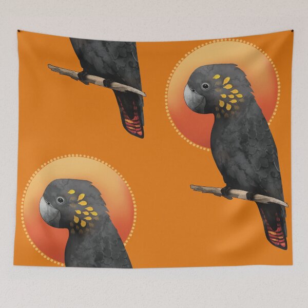 Item preview, Glossy Black Cockatoo Australian Wildlife designed and sold by Karin Taylor.